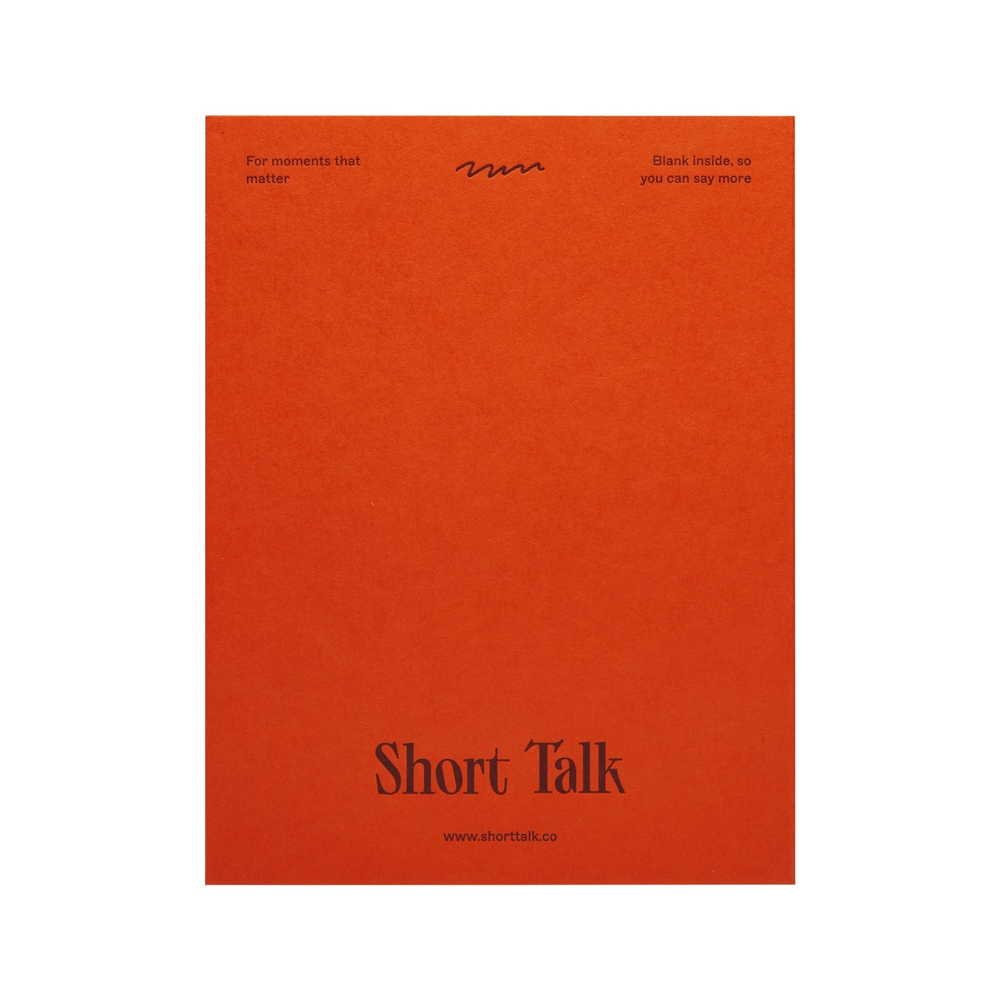 Shut The Front Door Greeting Card - Short Talk