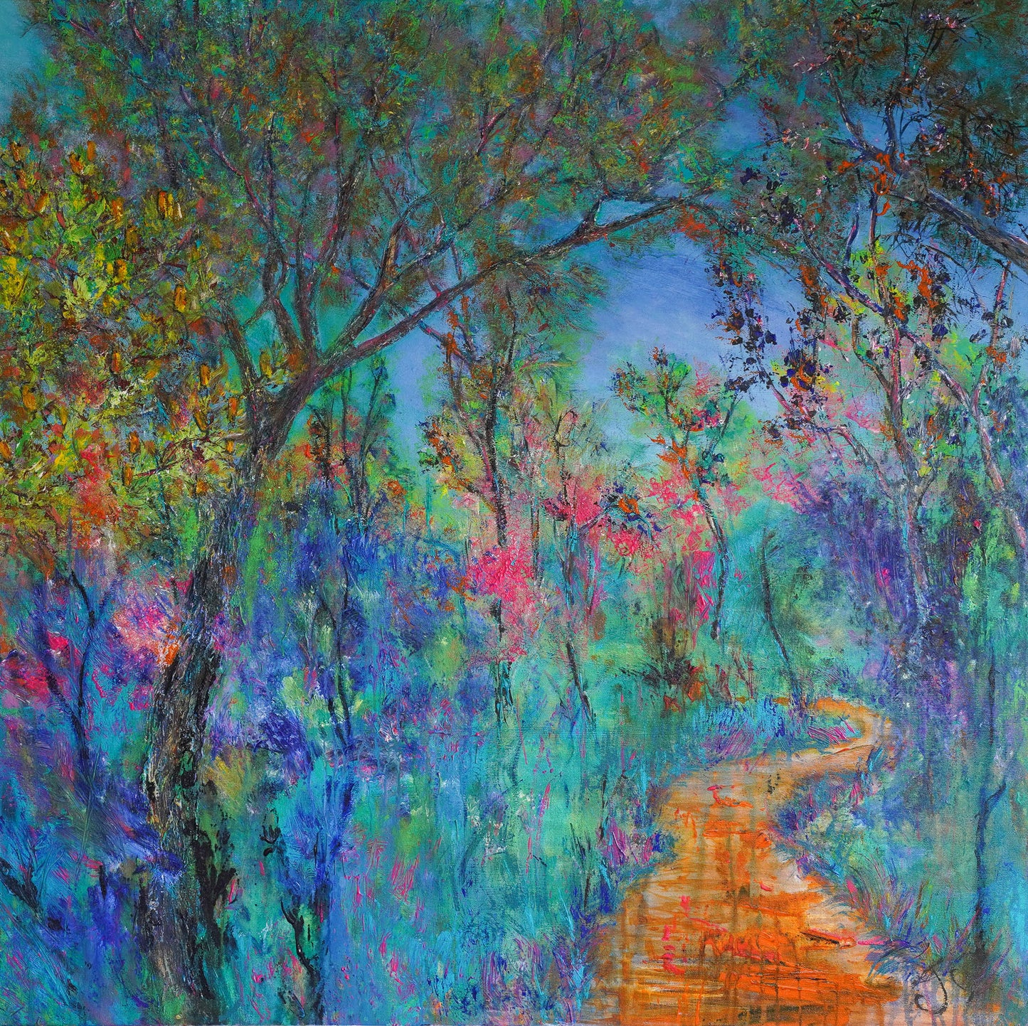 'A Whimsical Path' Original | Silent Reflections Collection | Julia Goodwin