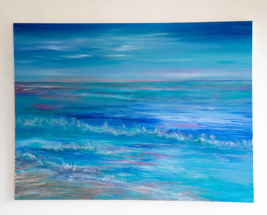 'Ocean's Whispers' Original | Silent Reflections Collection | Julia Goodwin
